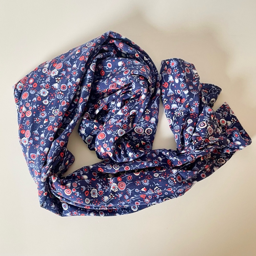 MOVING SALE- Marc Jacobs Blue and Red Floral Scarf